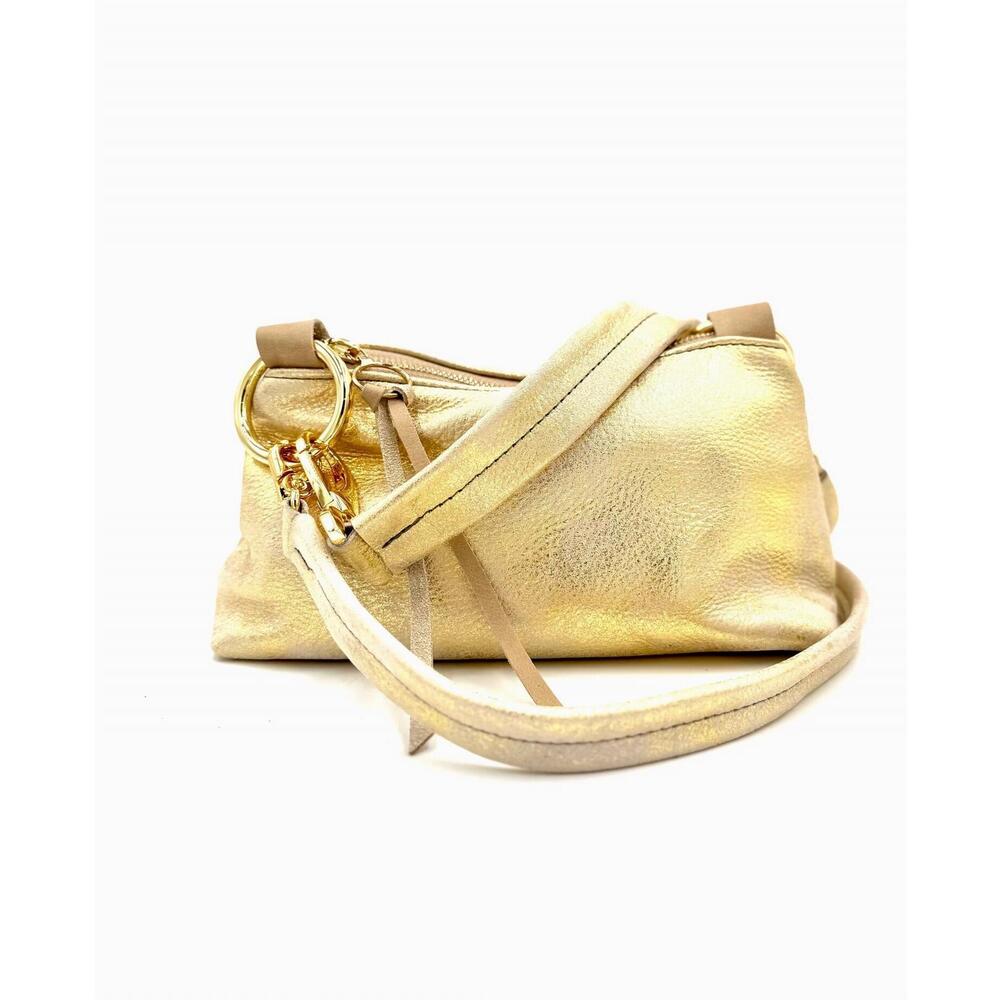 NEW LYNN TALLERICO women's amy mini shoulder bag in gold